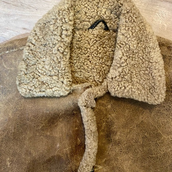 RARE Rugged  The Original Zingaro Leather Coat Manufacturer Of Italy Mens XXL - Picture 4 of 15